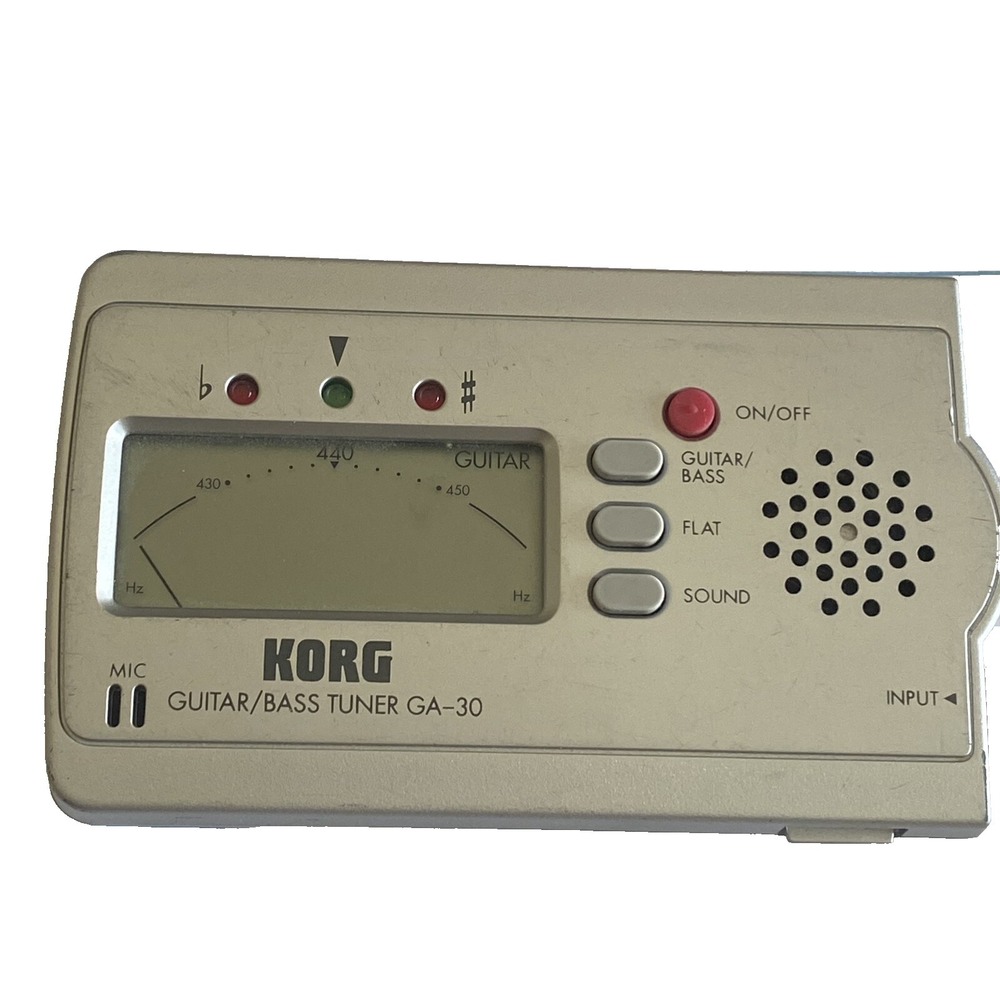 KORG Guitar Bass Tuner GA-30 Tested and Works